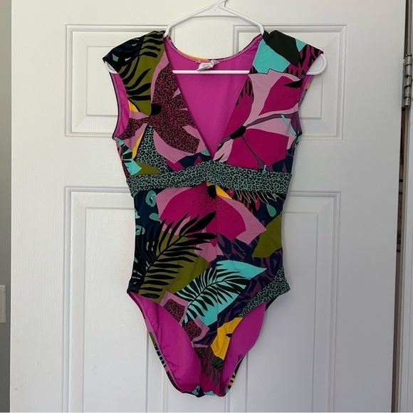 Blue Rod Beattie Jungle Book Cap Sleeve One Piece Swimsuit - Picture 5 of 10